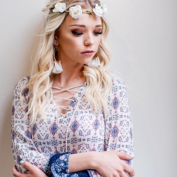 “Arriba!” Boho Tassel Fringe Hoop Fun Cute Earring - Picture 5 of 16